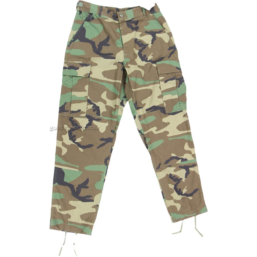 90s Vintage Woodland Camouflage Pants NWT 24